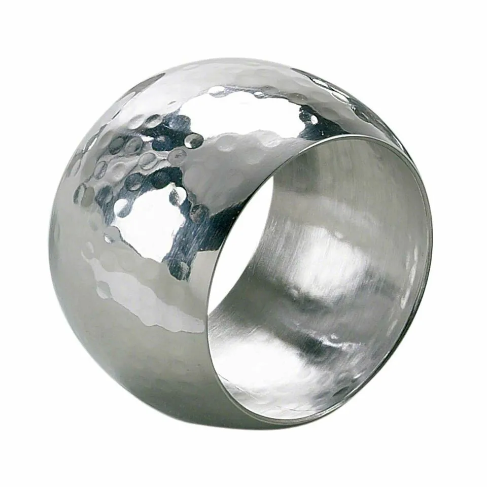 Hammered Napkin Rings