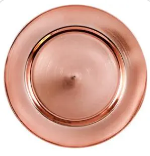 Rose Gold Charger Plate