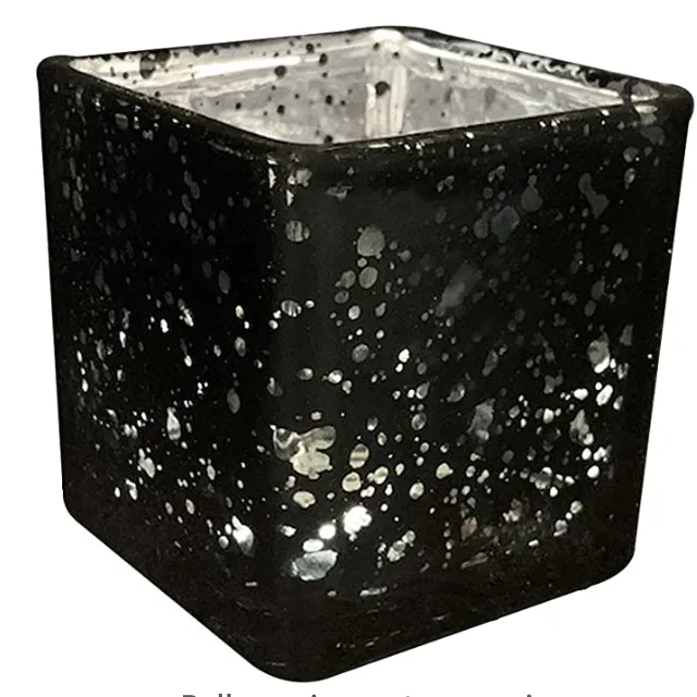 Black square votives