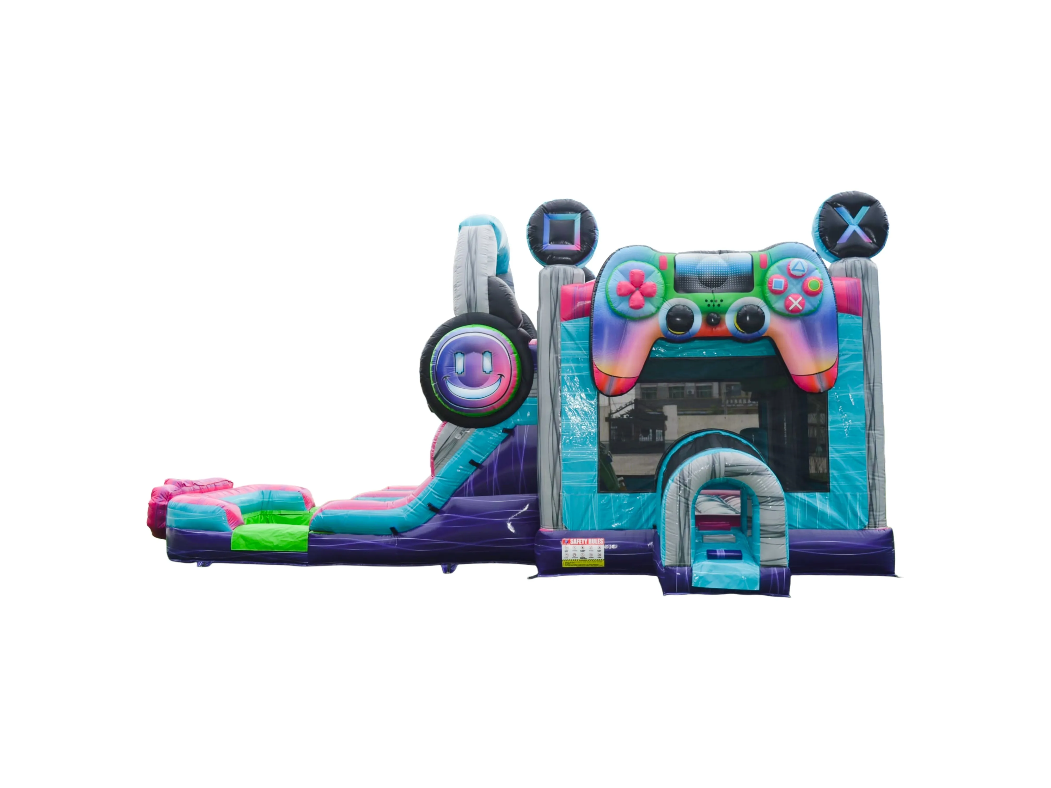 Spawn wet/dry combo bounce house