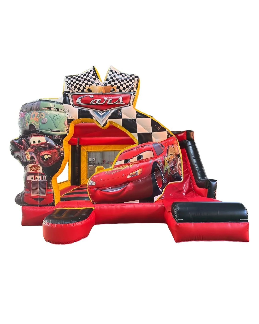 Race car bounce house