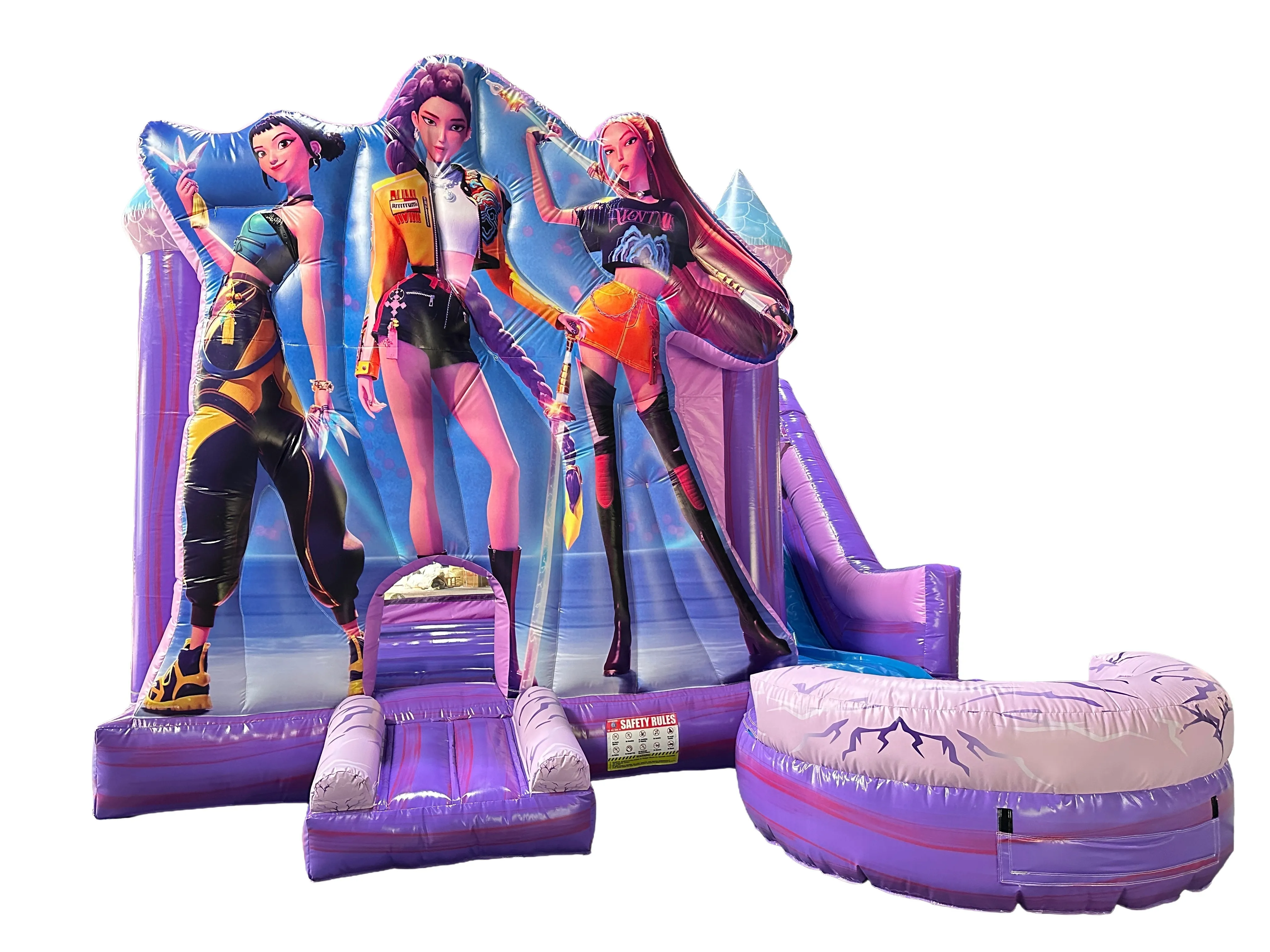 K Pop wet/dry Bounce House