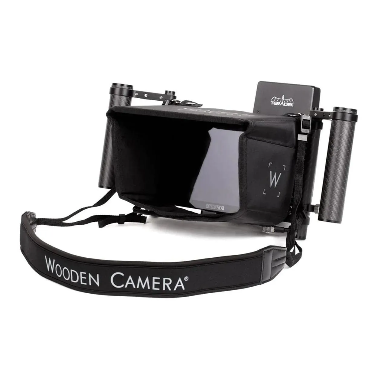 Wooden Camera Director’s Monitor Cage v3 + V-Mount Plate