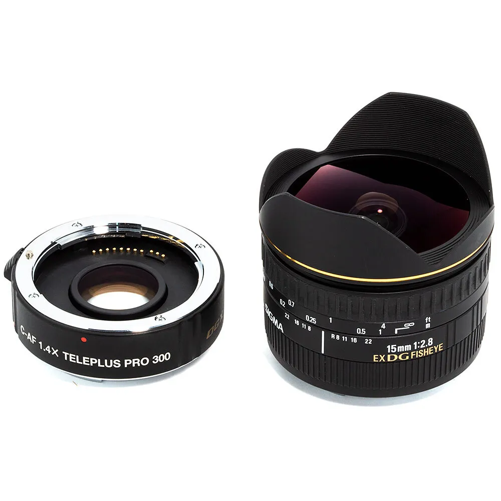 Sigma 15mm f/2.8 EX DG Diagonal Fisheye Autofocus Lens EF-mount