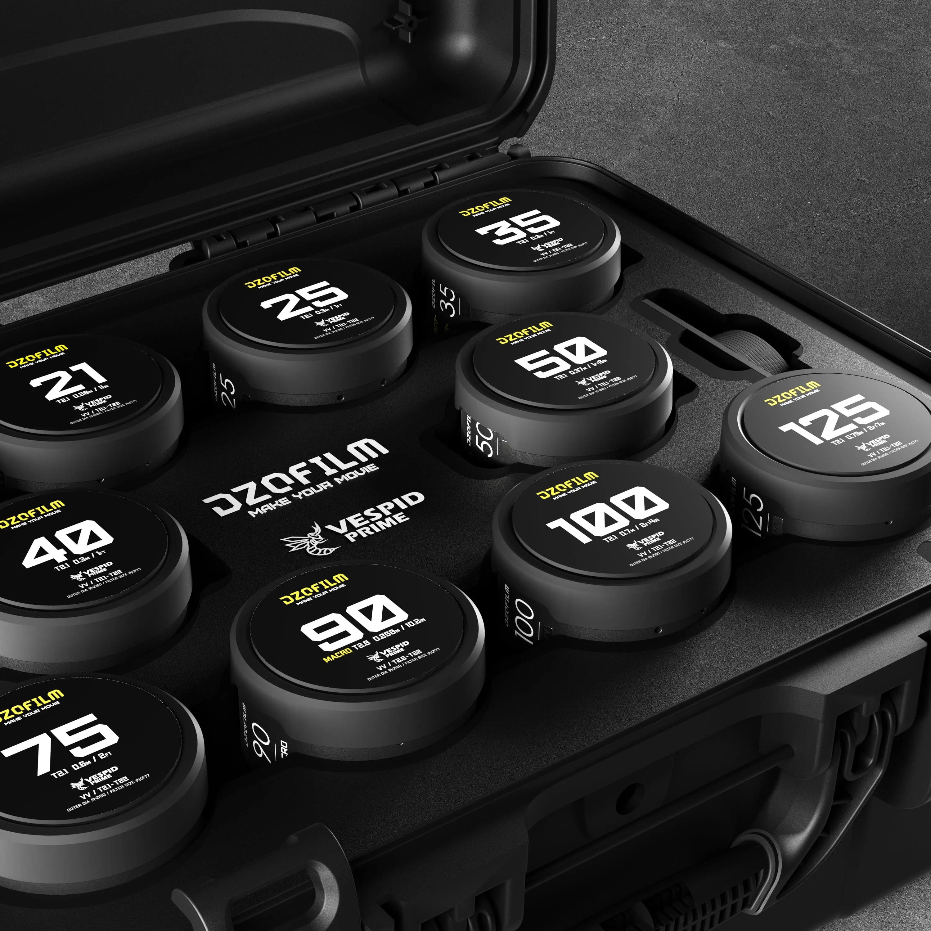 DZOFilm Vespid Prime Set (7 Lens Kit)