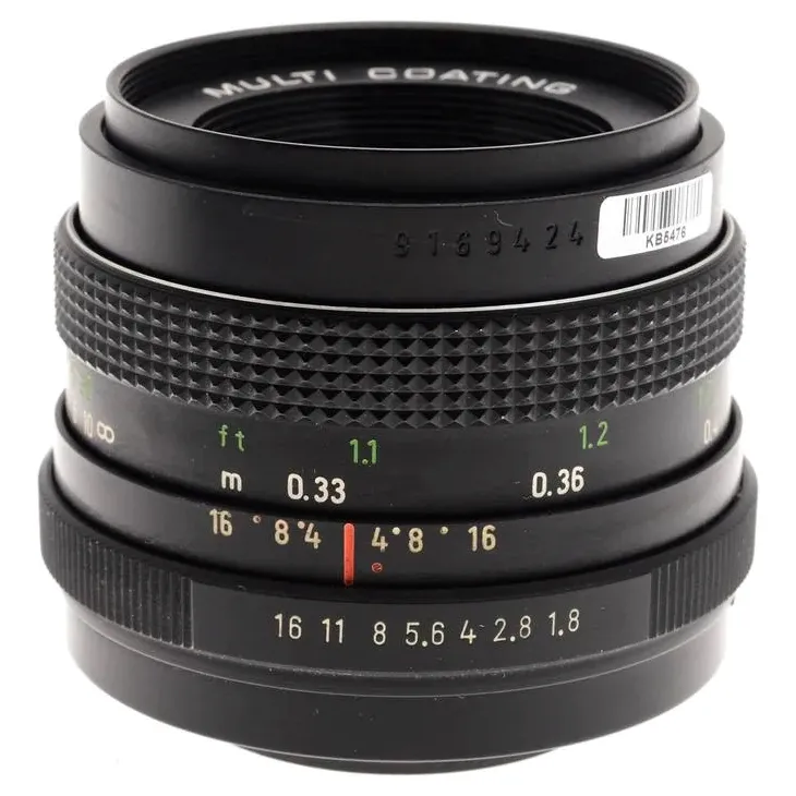 Pentacon  Auto 50mm f/1.8 Multi Coating (Canon EF) (⌀49mm filter)