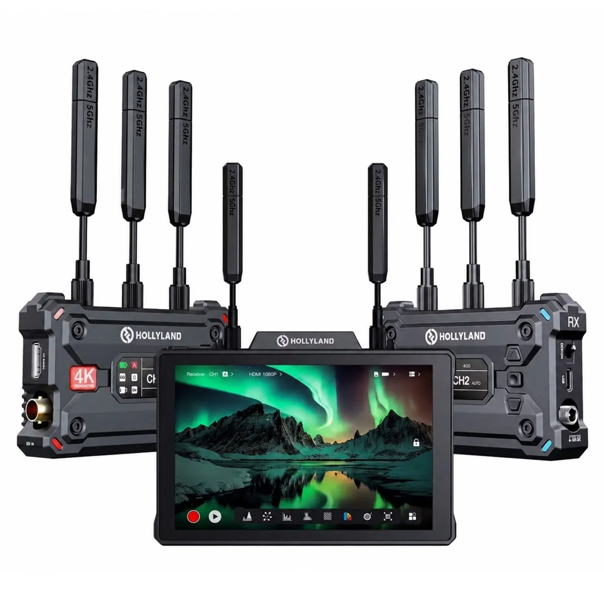 Hollyland Pyro S + Pyro 7" (Rental Kit)