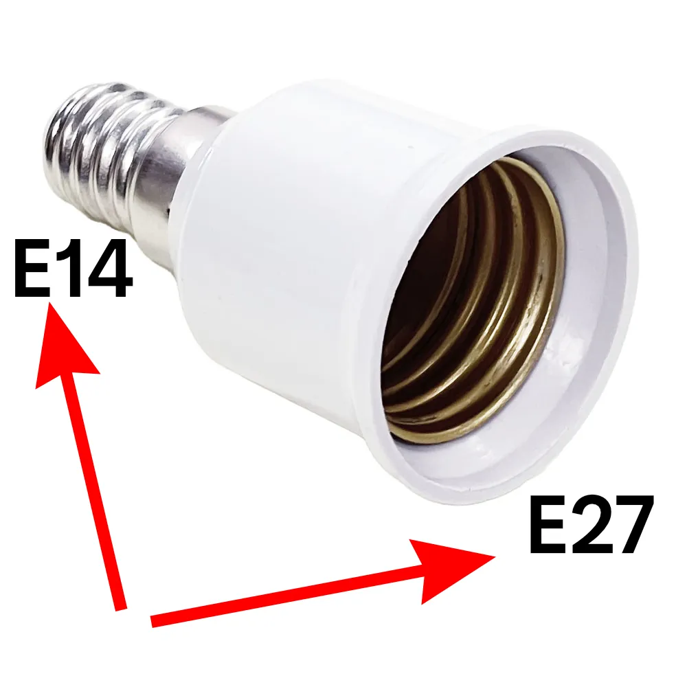 Перехідник з цоколя E27 на E14