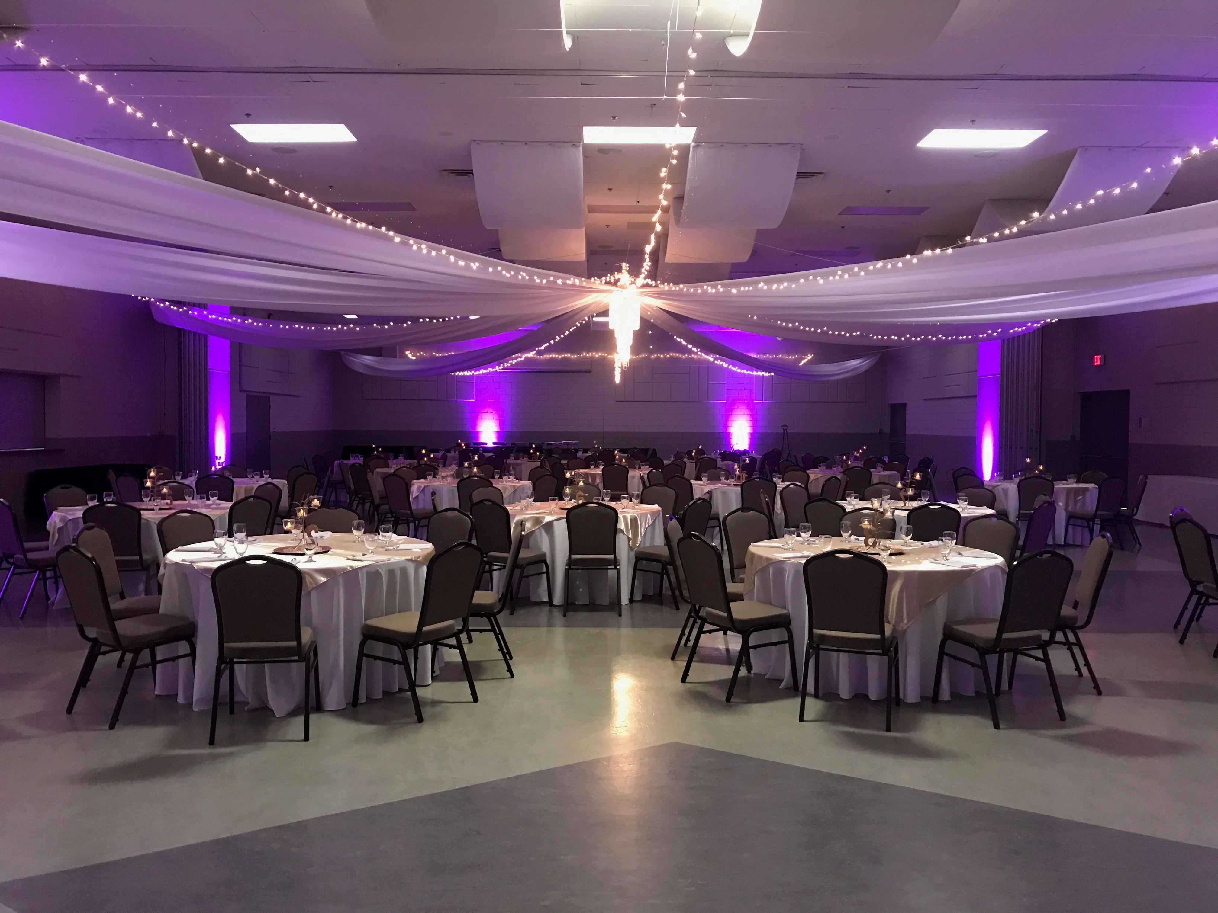 Fabric Ceiling Drapery