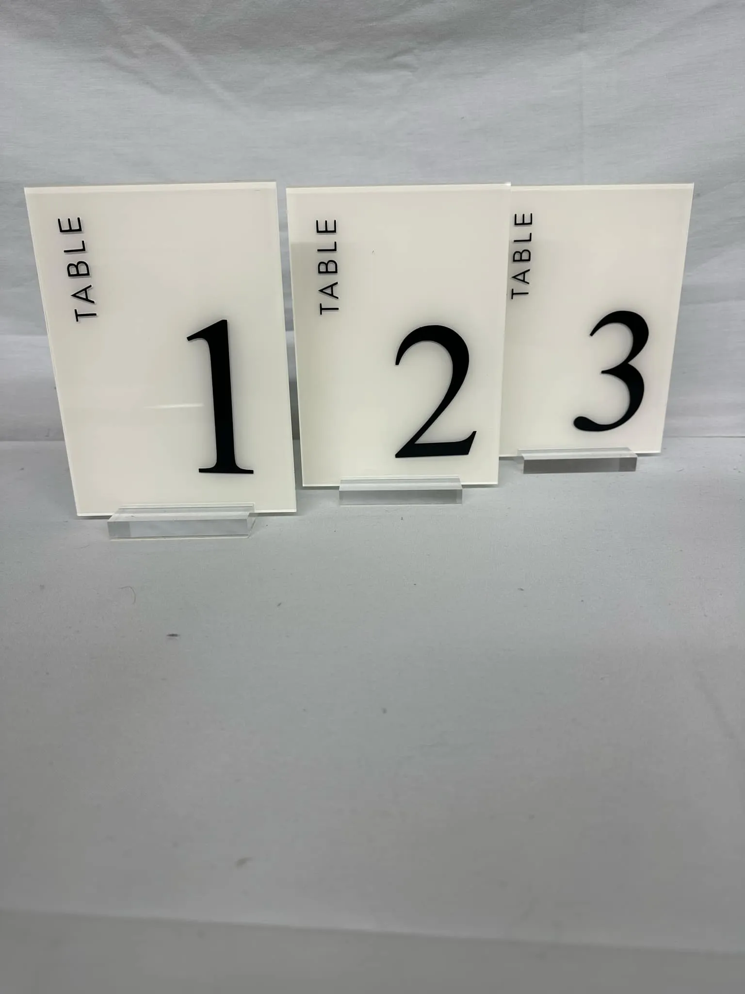 Table Numbers