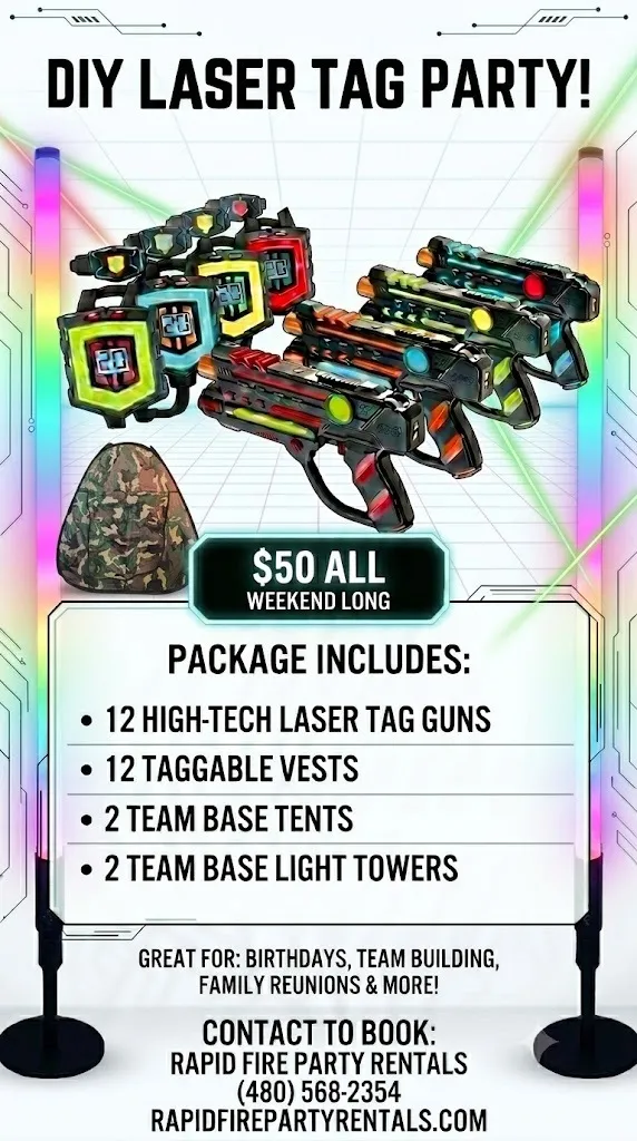 12-Player Laser Tag Mega-Pack