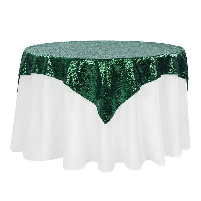 Green Sequin Overlay