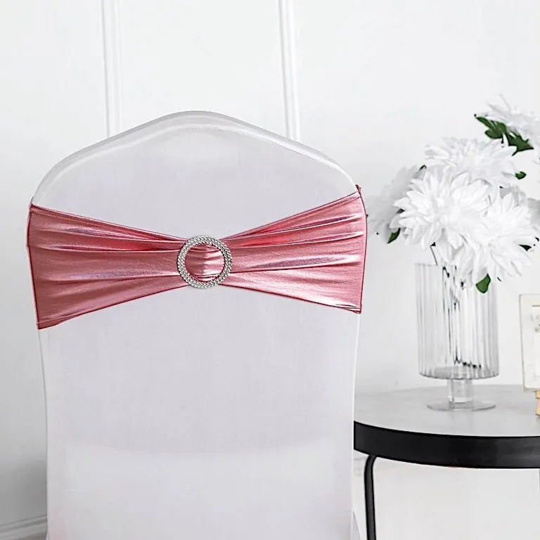 Rose Gold Metallic Sash