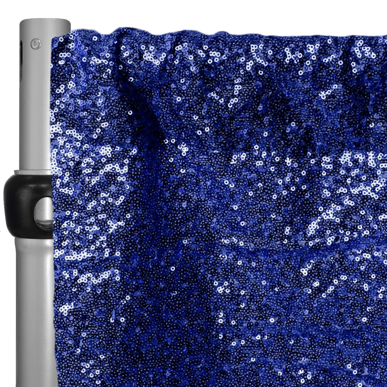 Dark Blue Sequin Drape