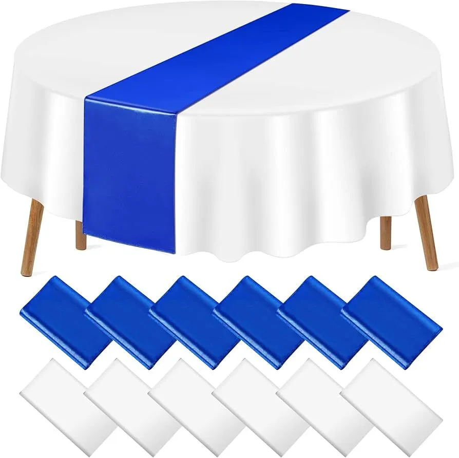 Royal Blue Satin Runner