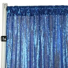 Royal Blue Sequin Drape