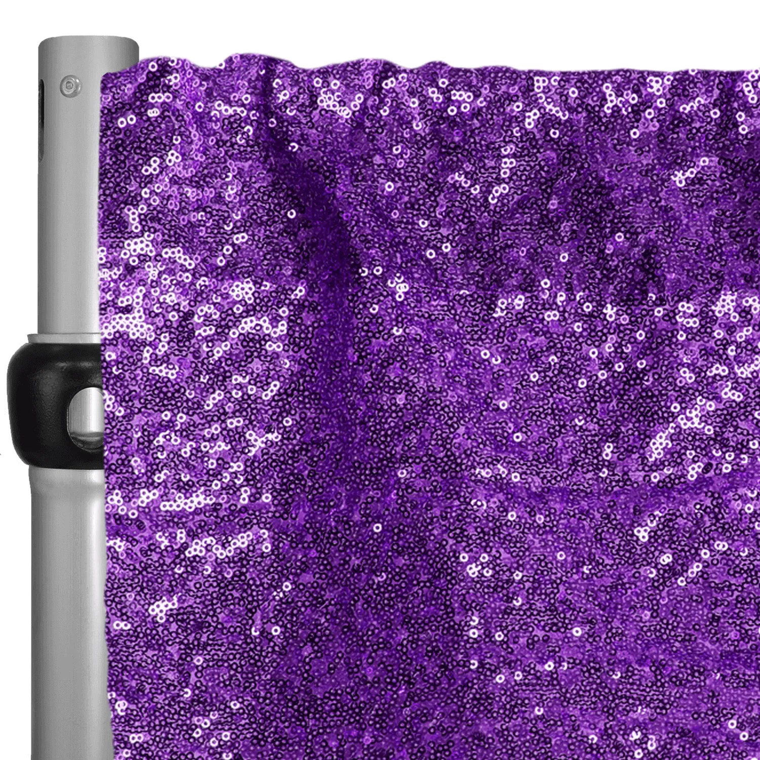 Plum Sequin Drape