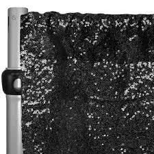 Black Sequin Drape