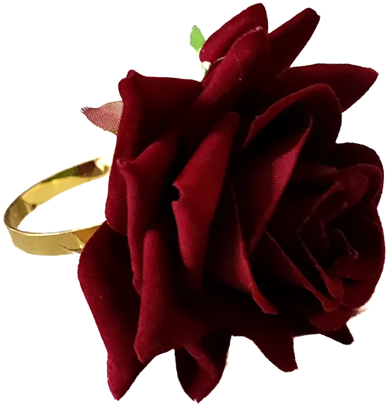 Red Velvet Rose Ring