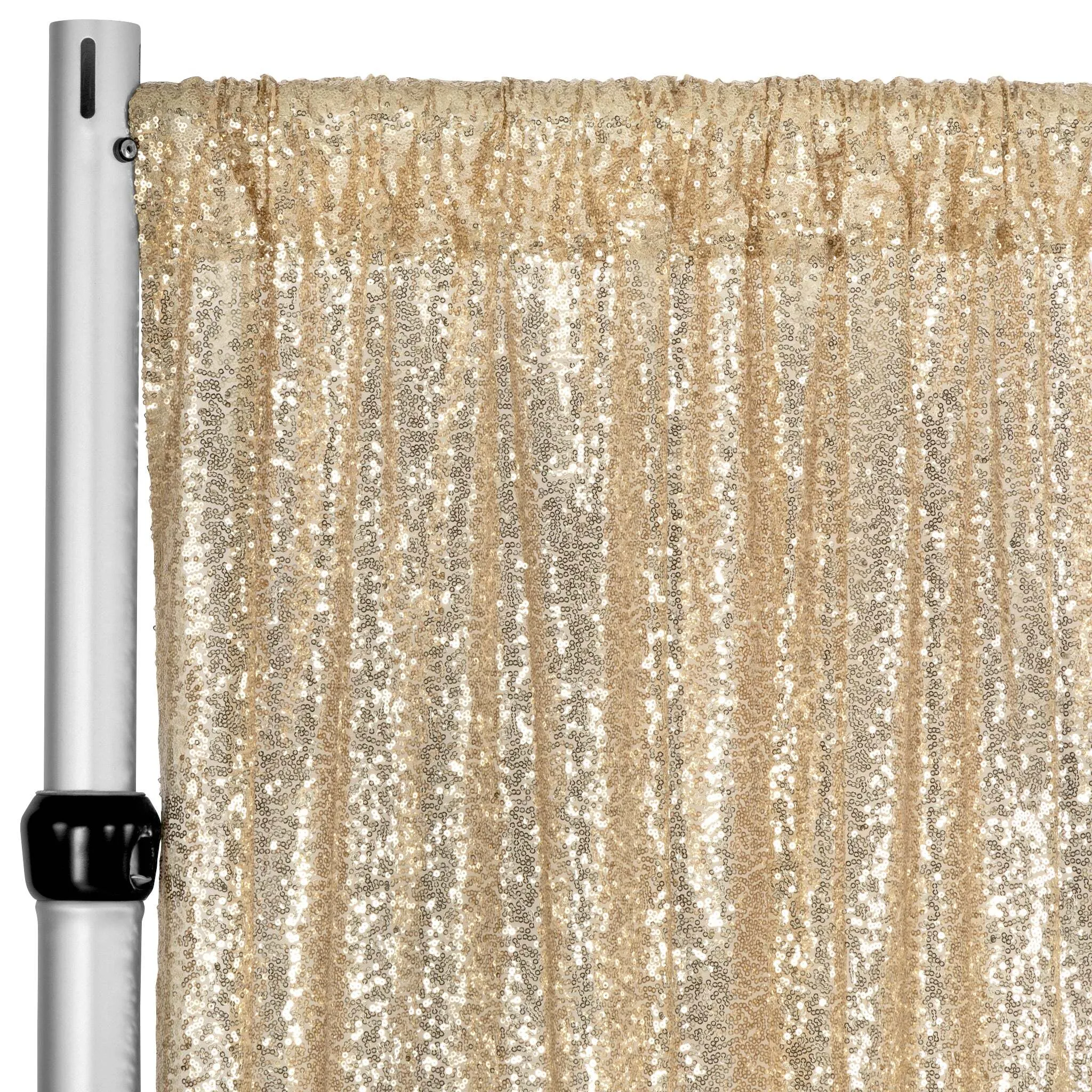 Champagne Gold Seguin Drape