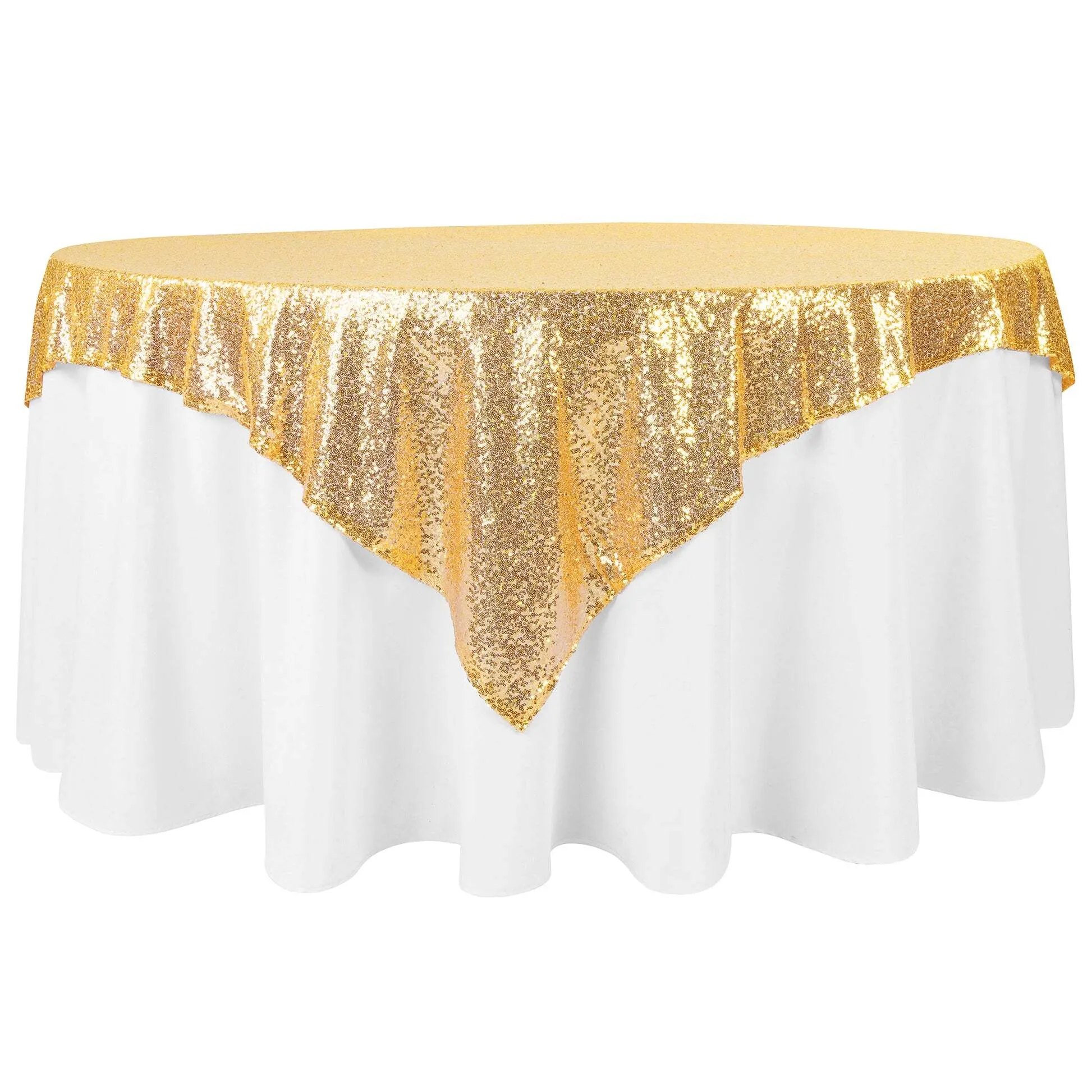 Gold Sequin Overlay