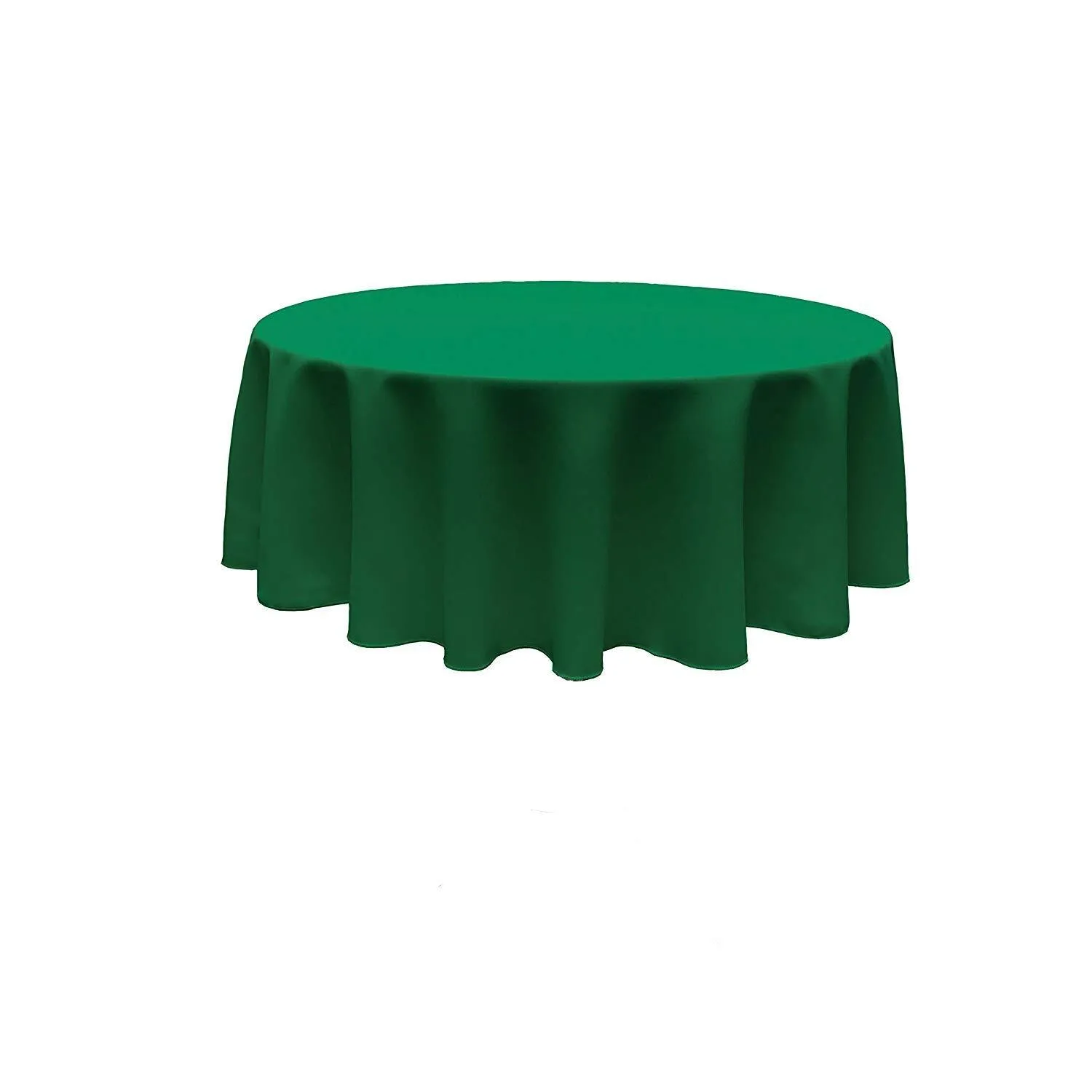 Kelly Green Round Tablecloth