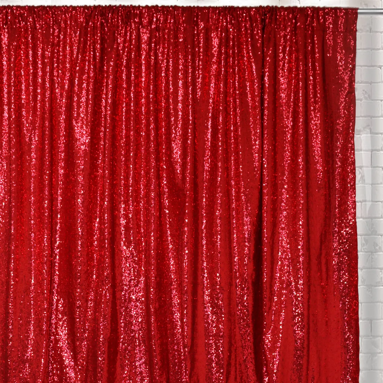 Red Sequin Drape 