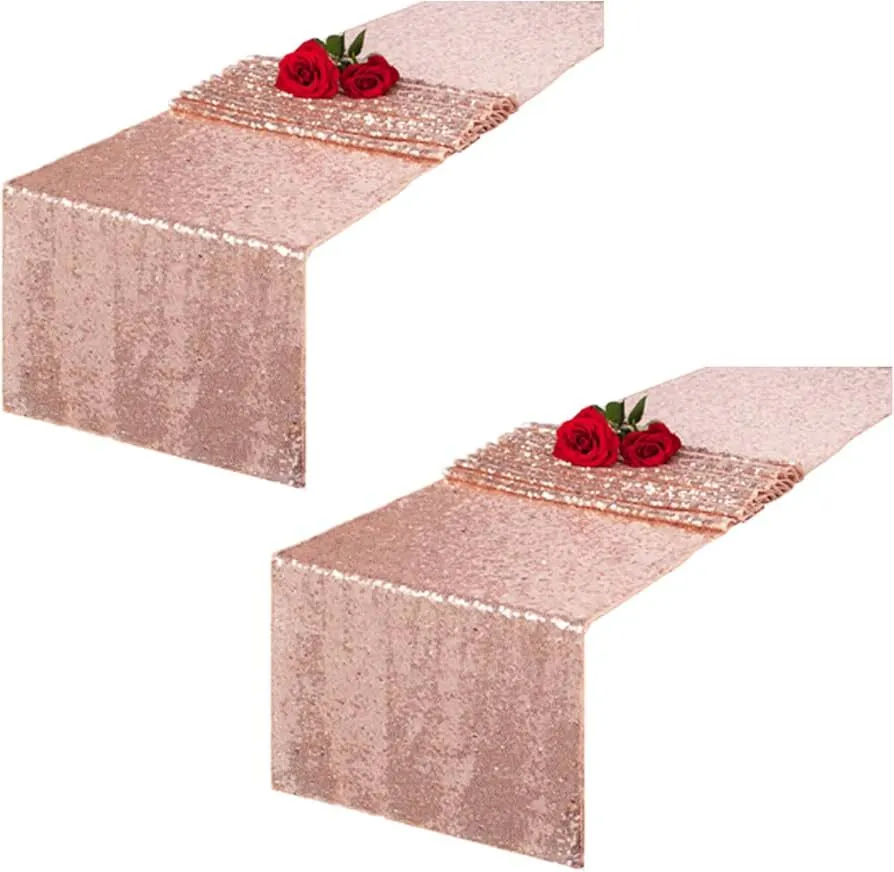 Rose Gold Sequin Runner