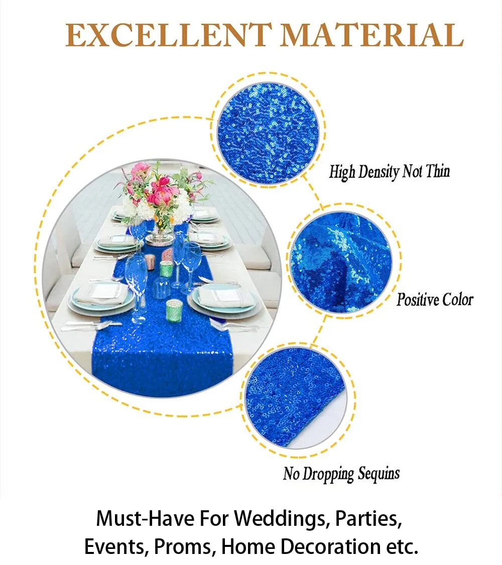 Royal Blue Sequin Runner