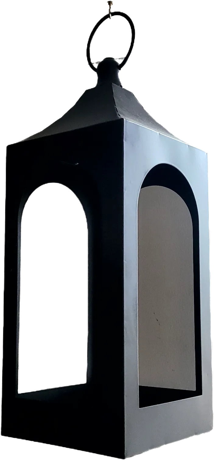 Black Metal Lantern