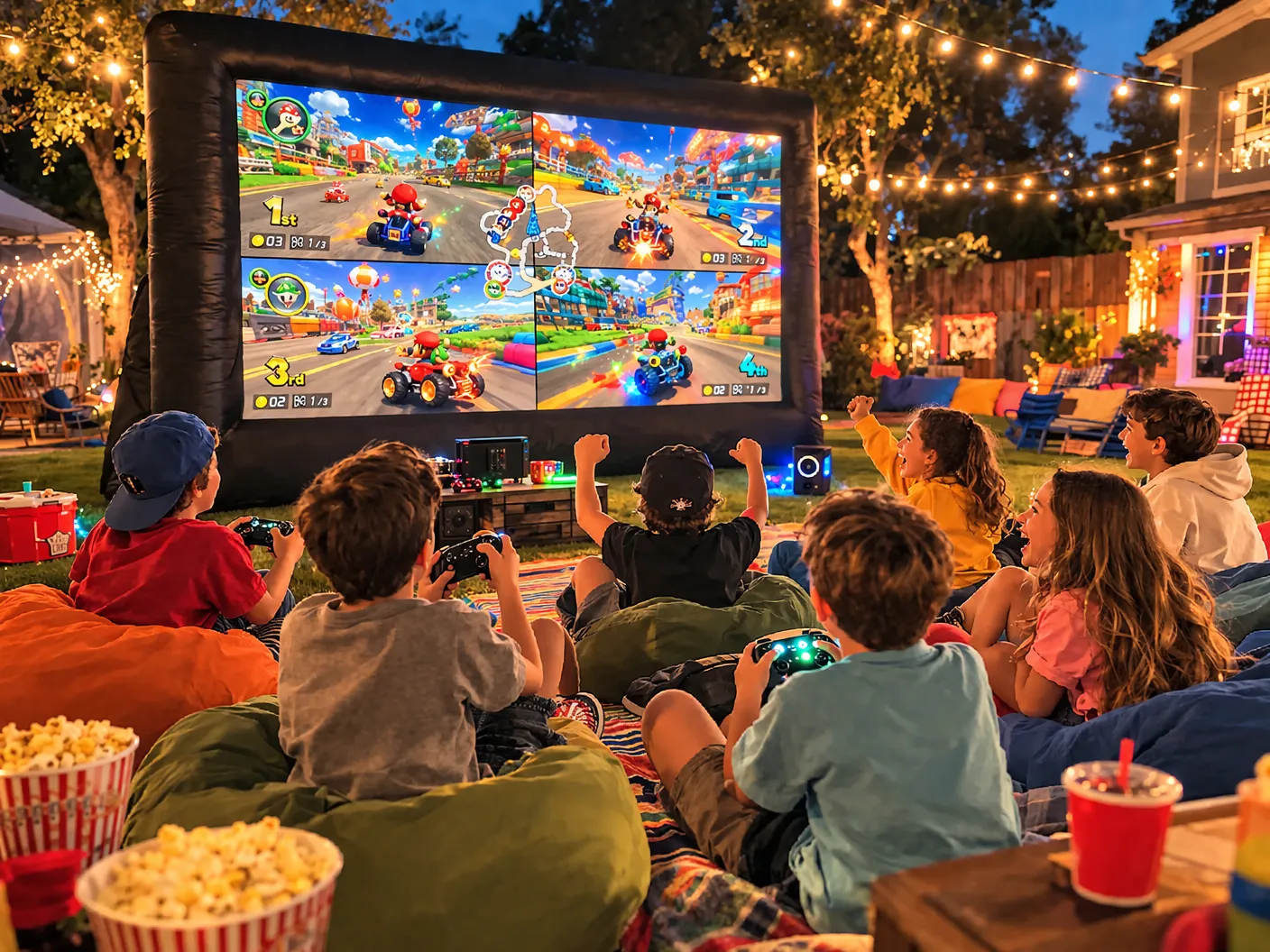 Backyard Movie/Game Night Capsule