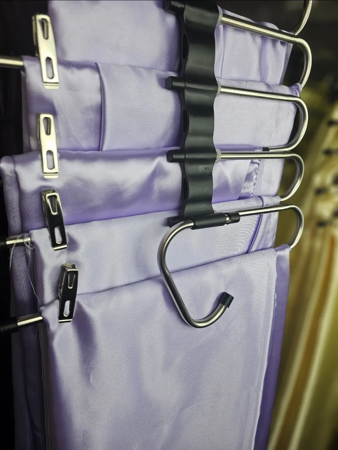 Lavender Satin Overlays 72"x72"