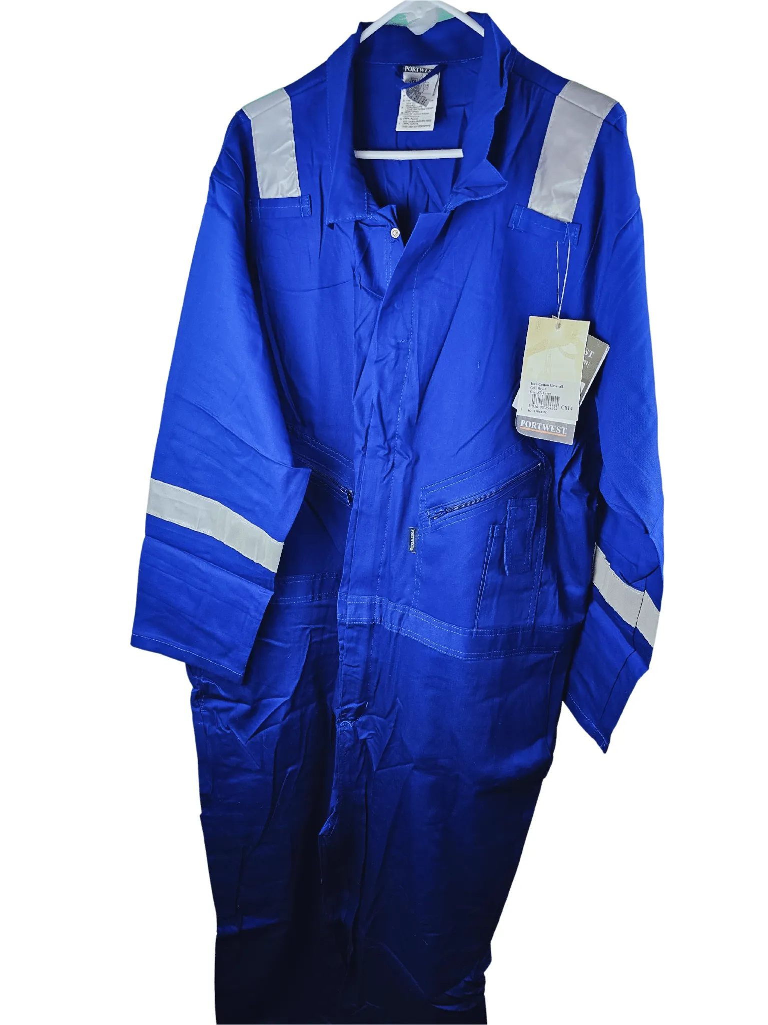Blue Coverall Reflective Safety Uniform