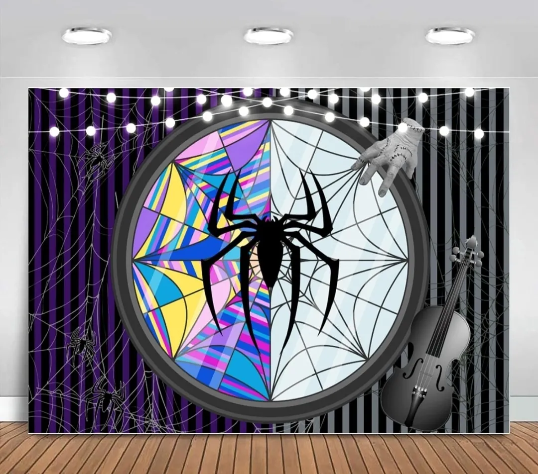 5x7 Wednesday Addams Vinyl Backdrop