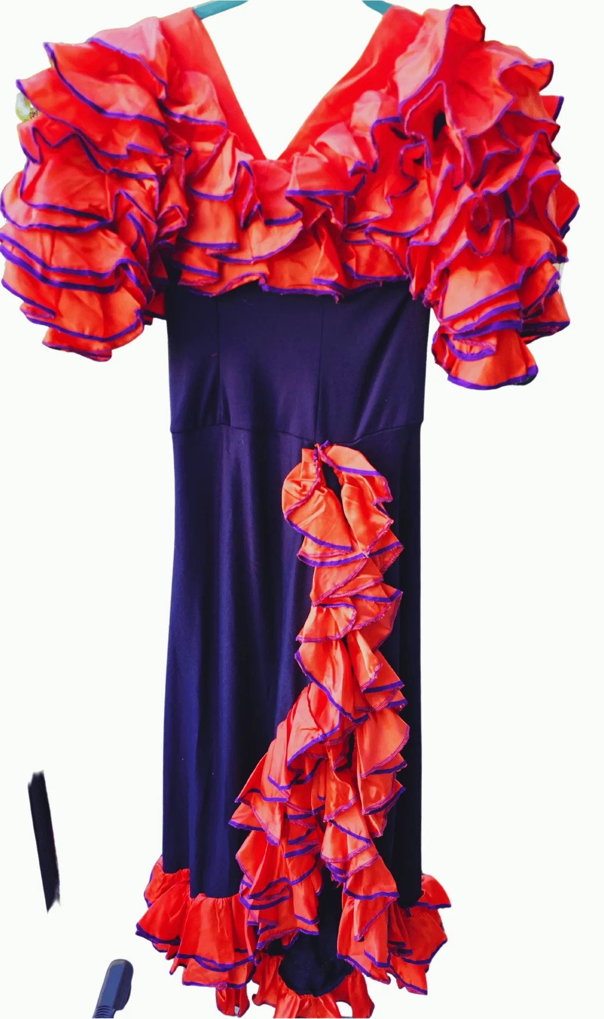 Hand Made Blue & Rose Rumba Dress 