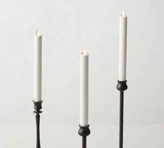 Set of 24 Tall Battery Operated Flicker Candle Sticks