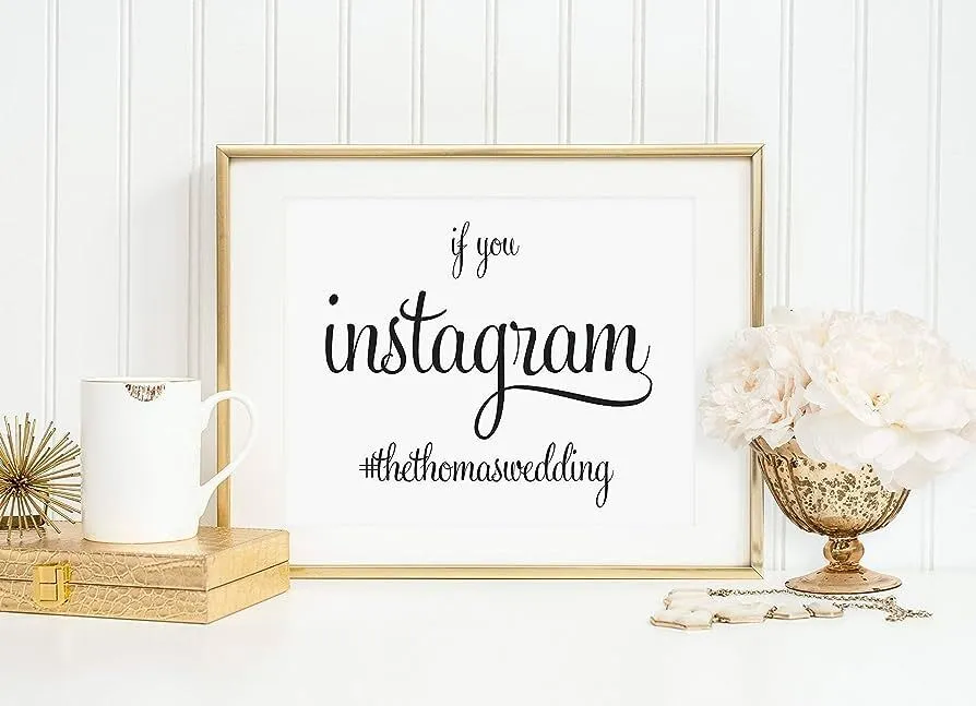 Choice of 4 Wedding Signs (If Applicable)