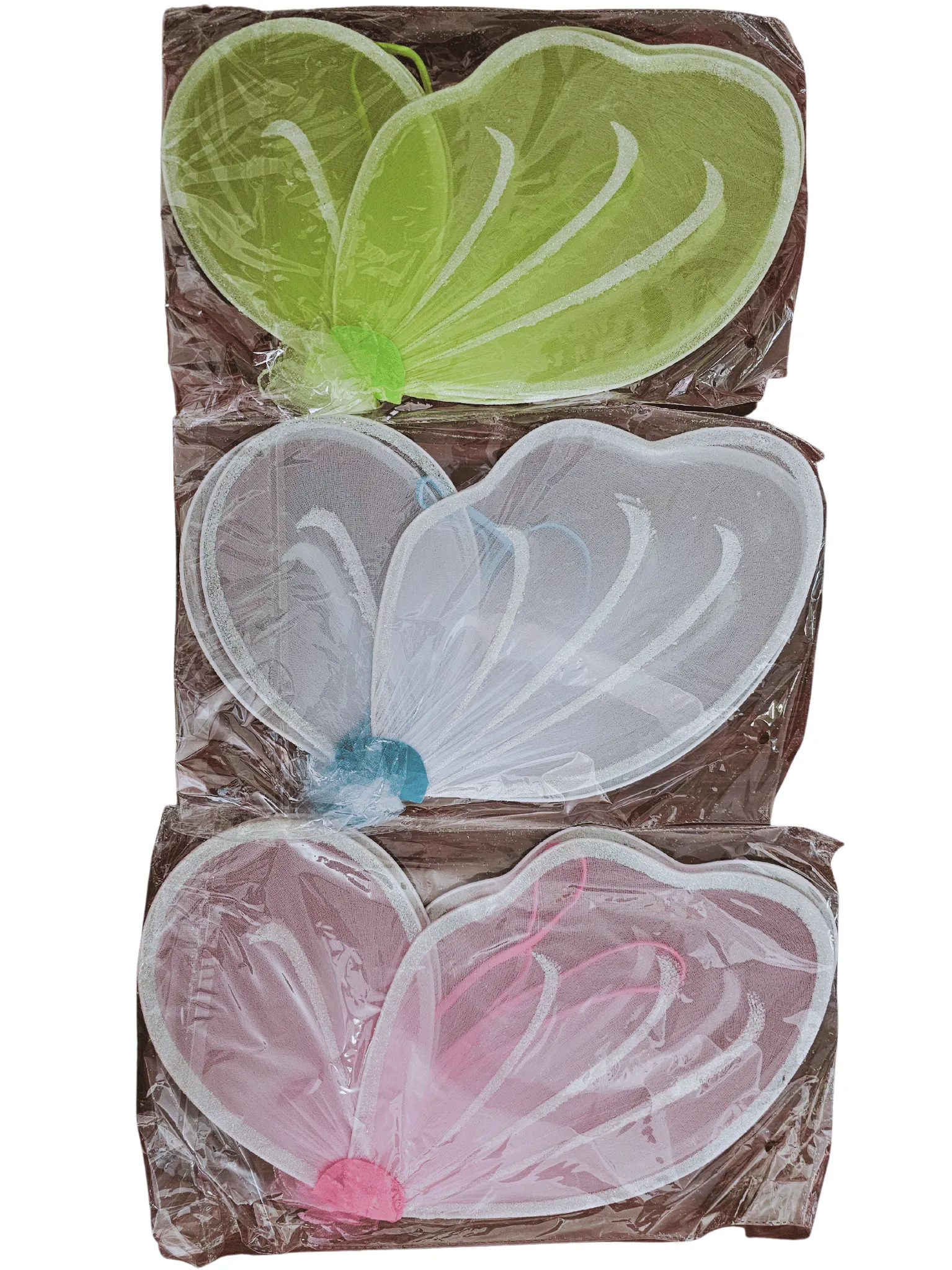 Set of 3 Child Fairy Wings (Multicolor)