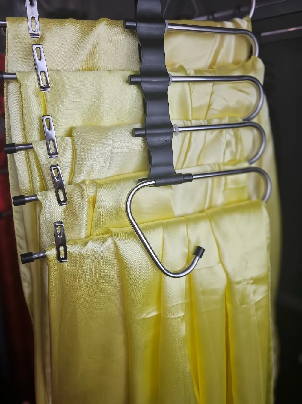 Belle Yellow Satin Overlays 72"x72"