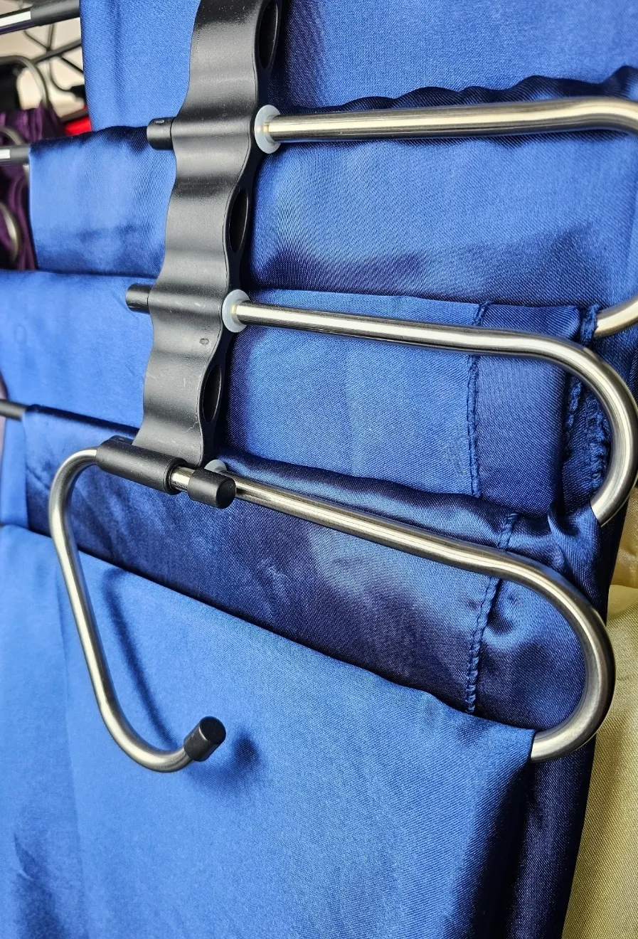 Malibu Blue Satin Overlays 72"x72"