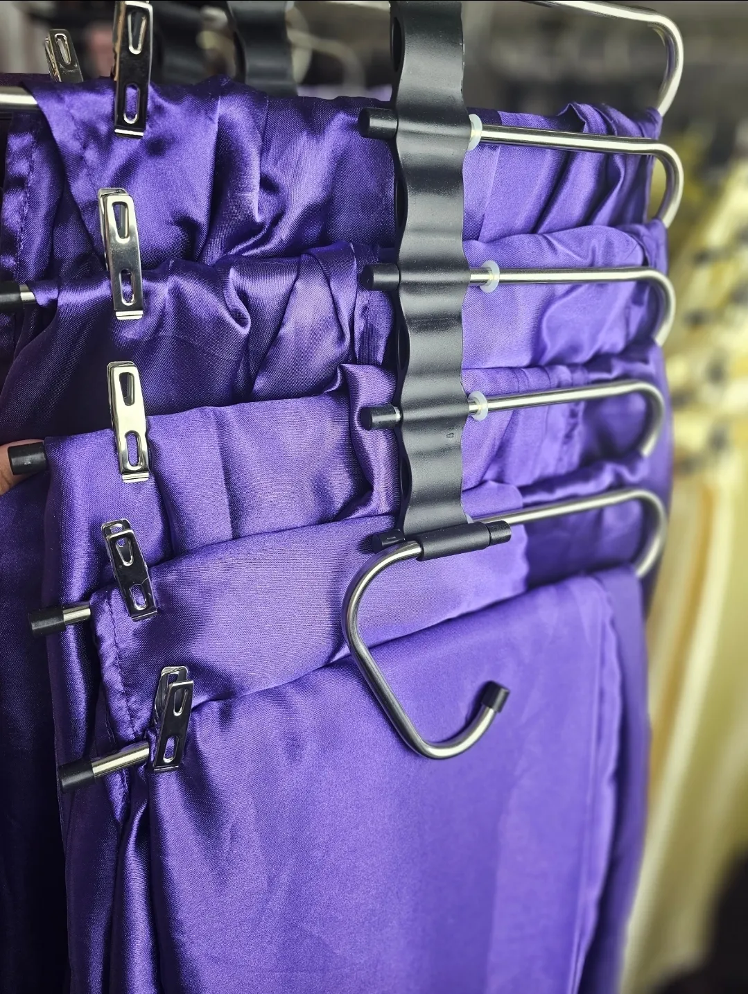 Purple Satin Overlays 72"x72"