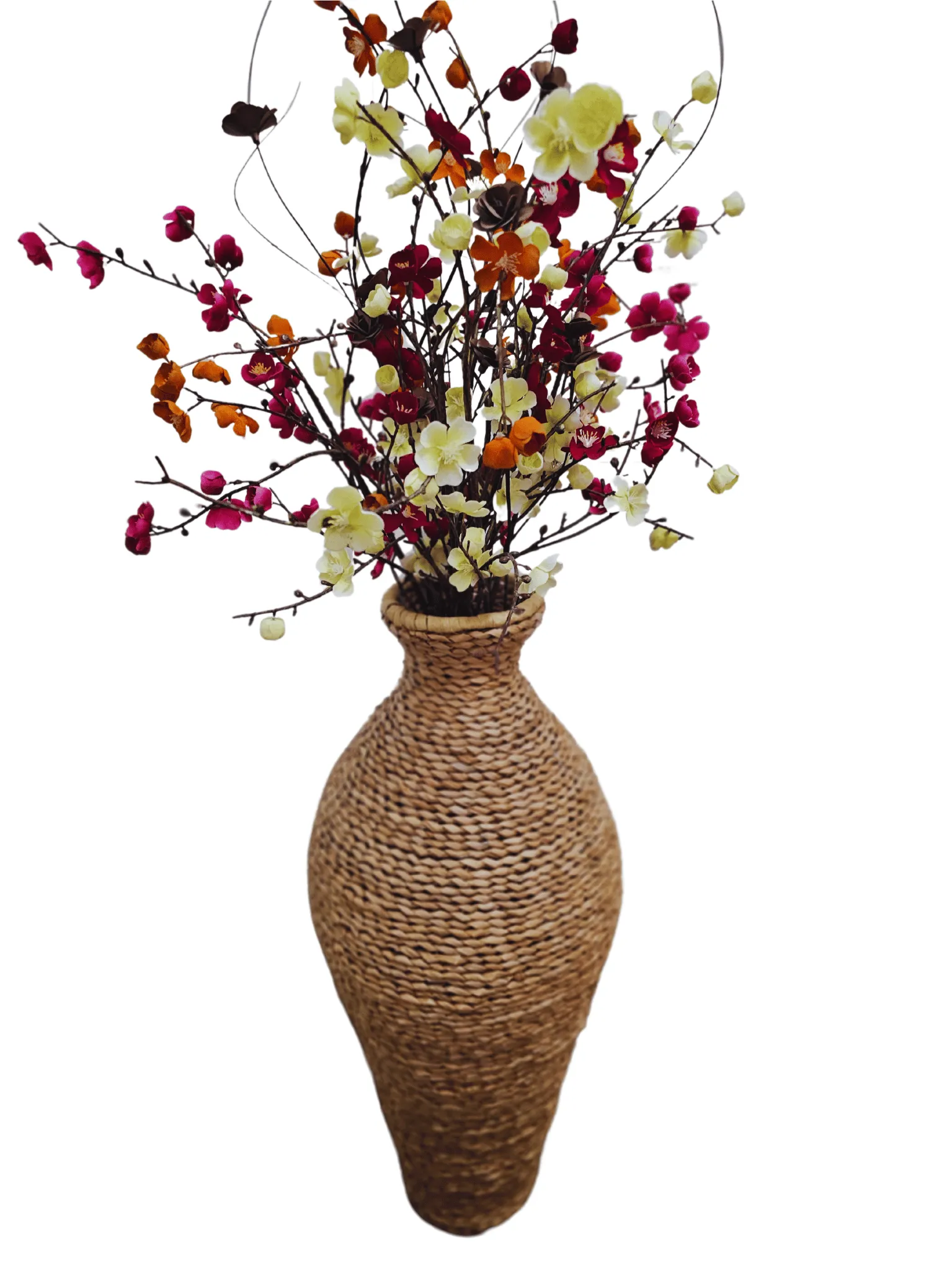 Tall Woven Floor Vase