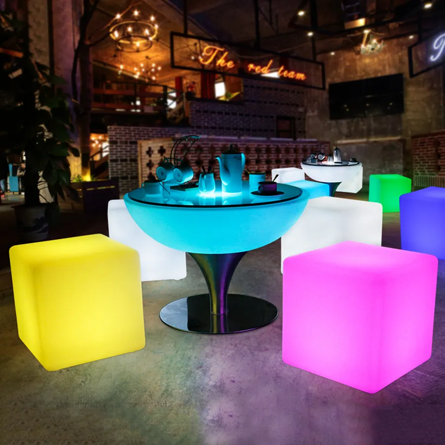 16" LED Cube Seat or Table