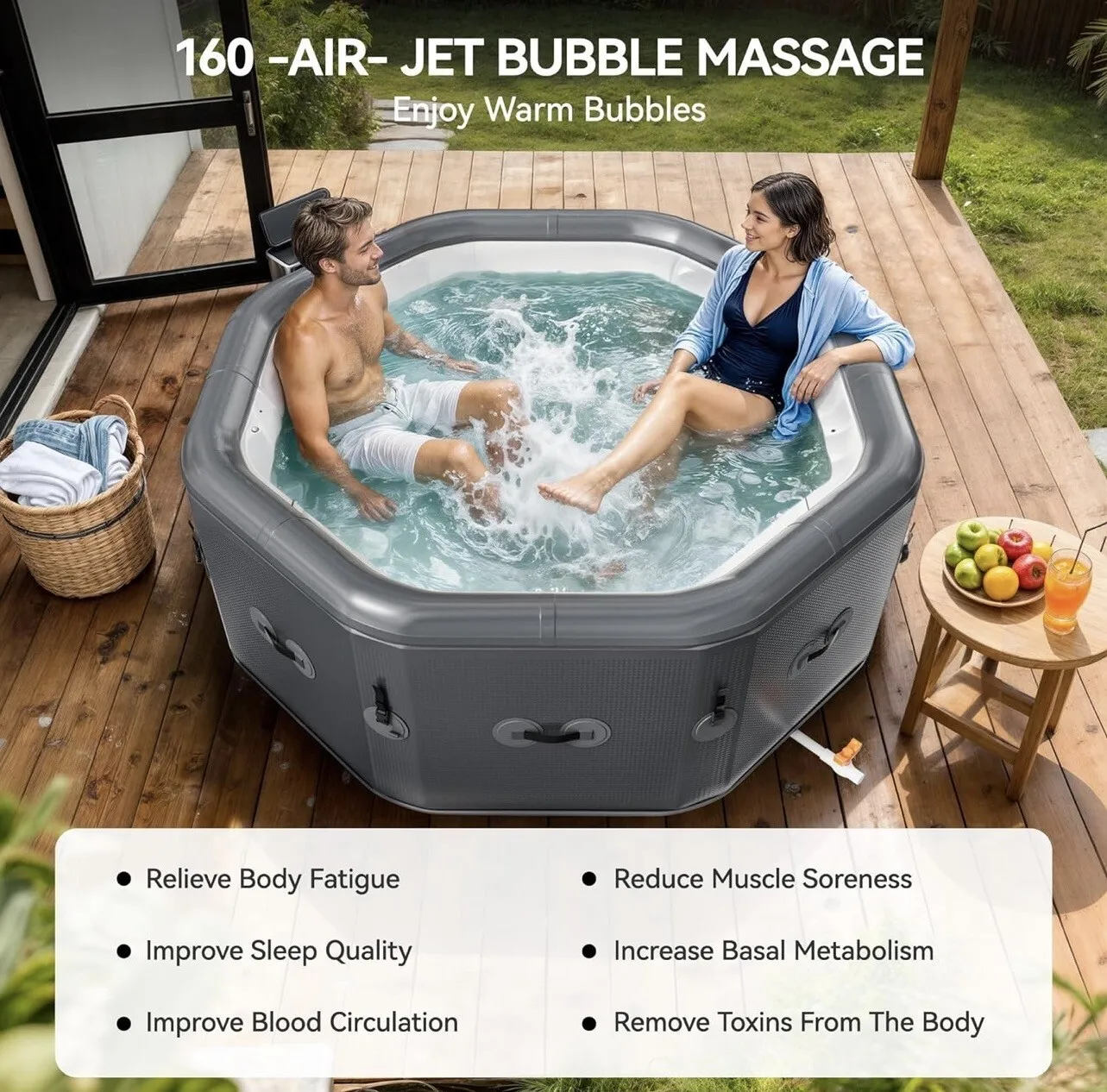 6-8 Person Inflatable Hottub