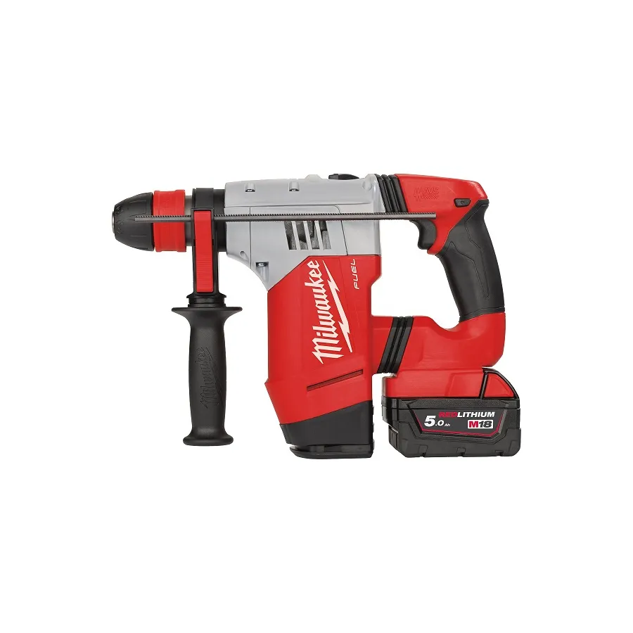 Milwaukee M18 SDS-plus borhammer med to chucker