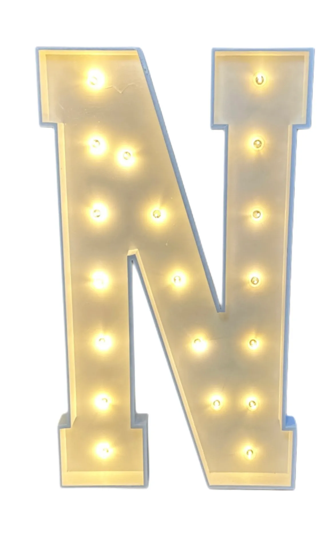 "N" Marquee Letter