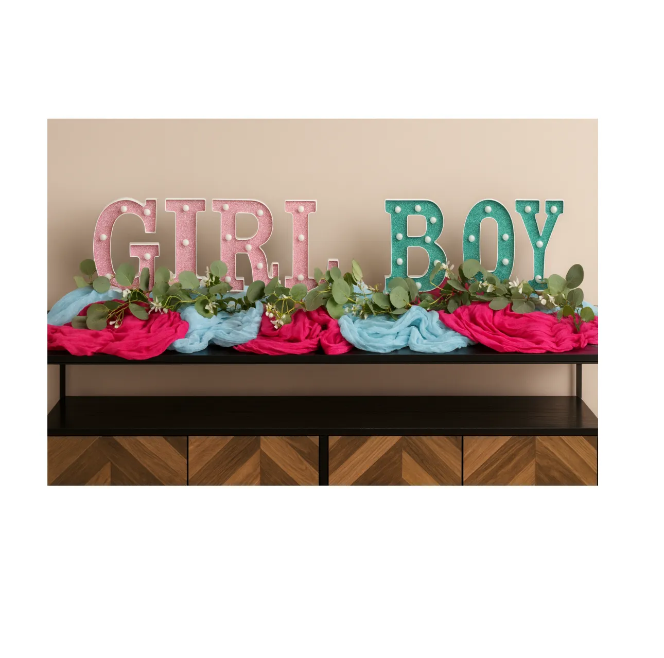 8.7Inch Letters Light Up “BOY” & “GIRL” 