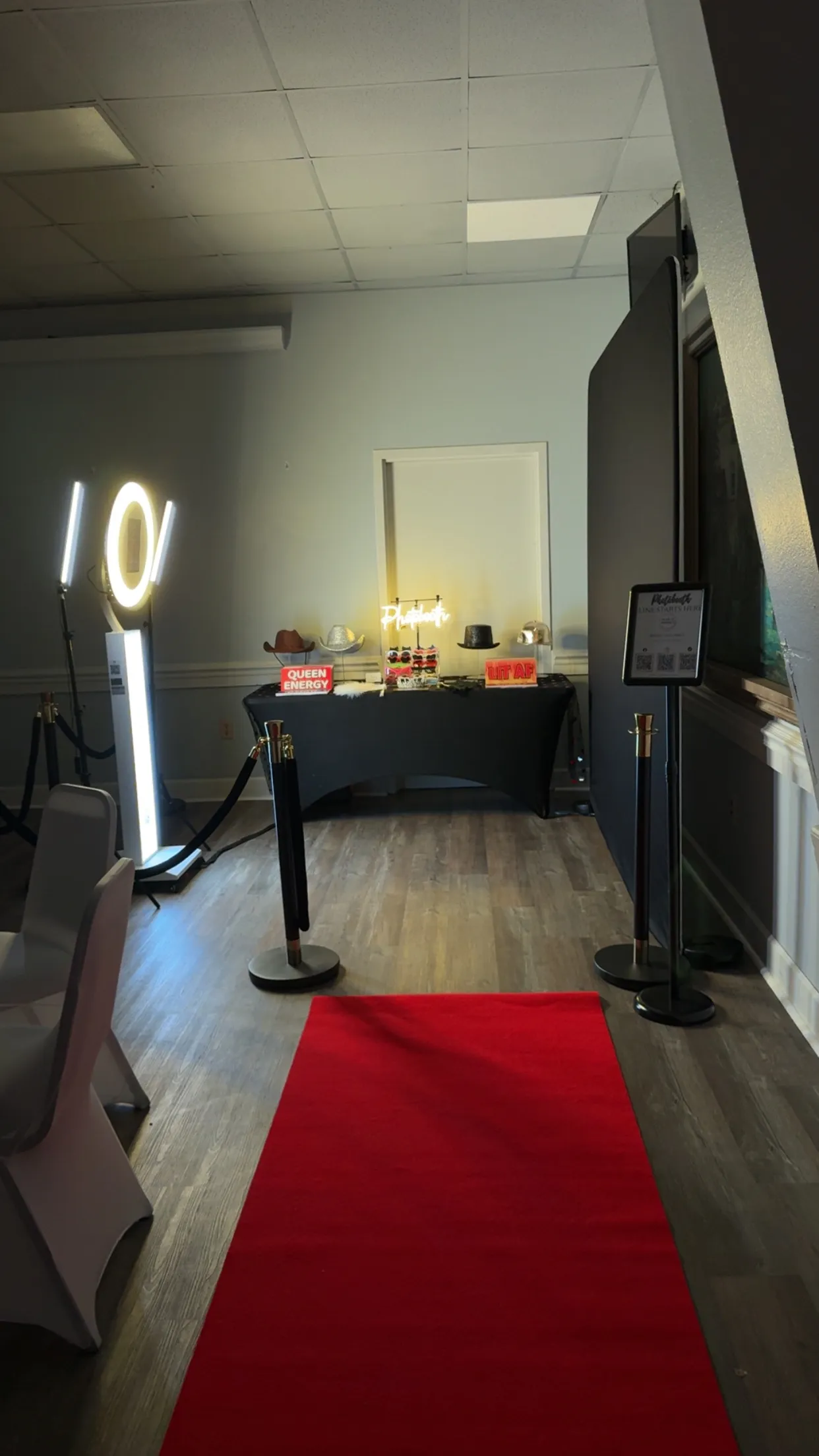 Photo Booth Setup 