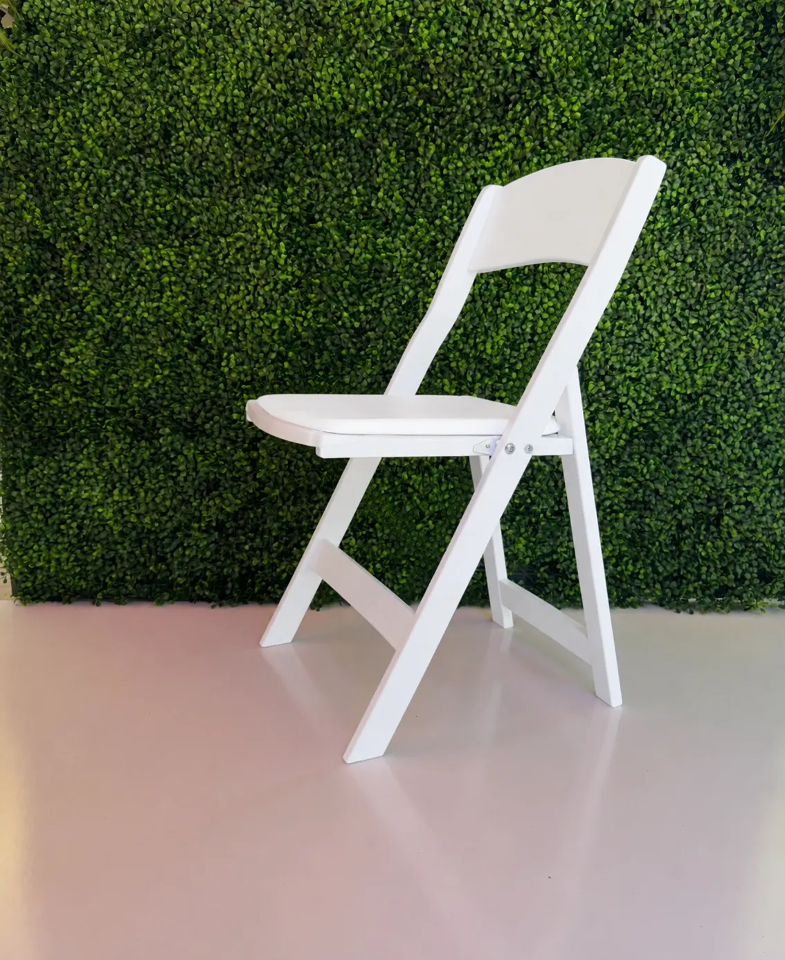 White Resin Chair