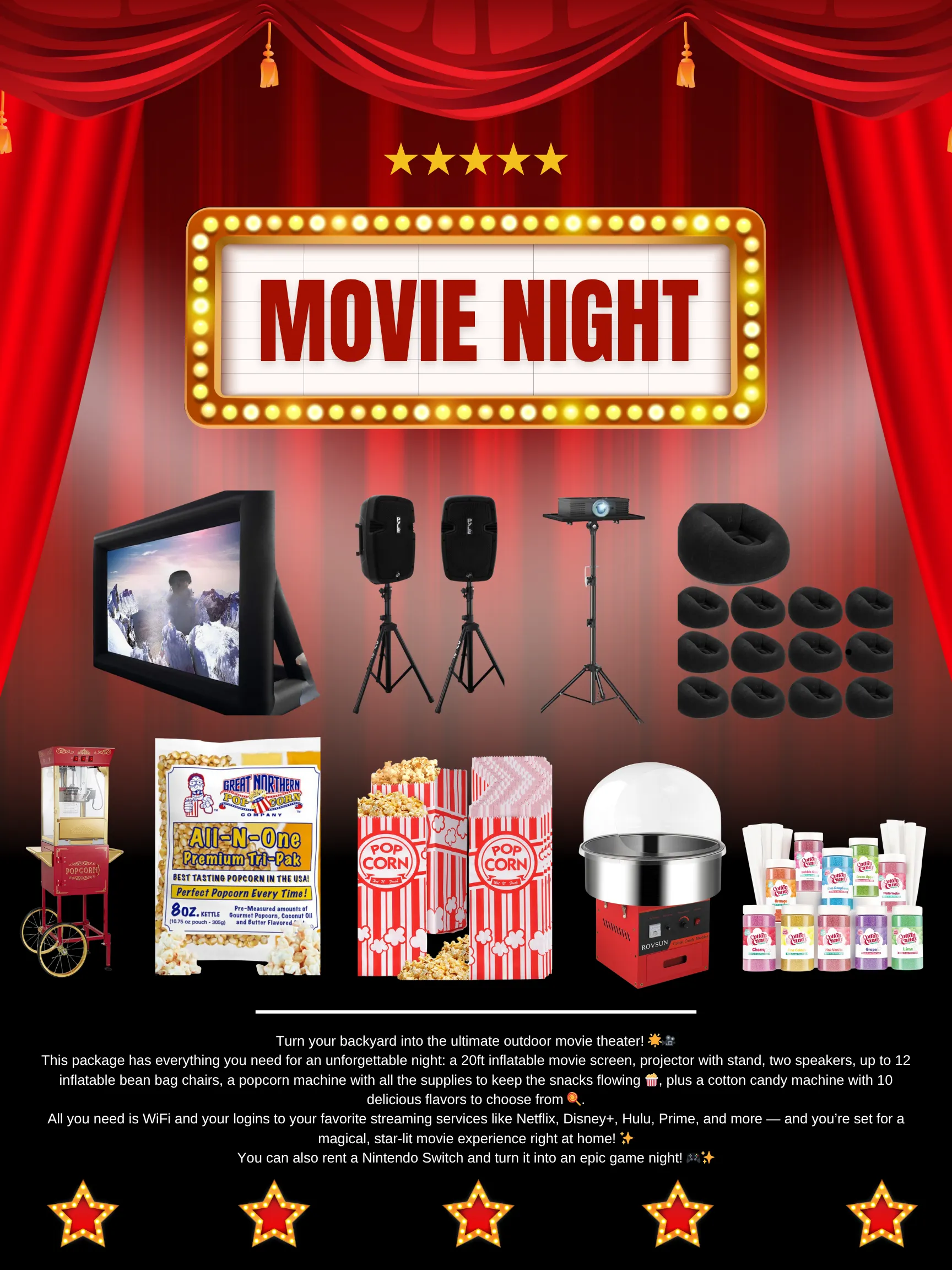 Ultimate Movie Night Setup